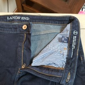 Lands End Mid Rise Crop Jean Size 14